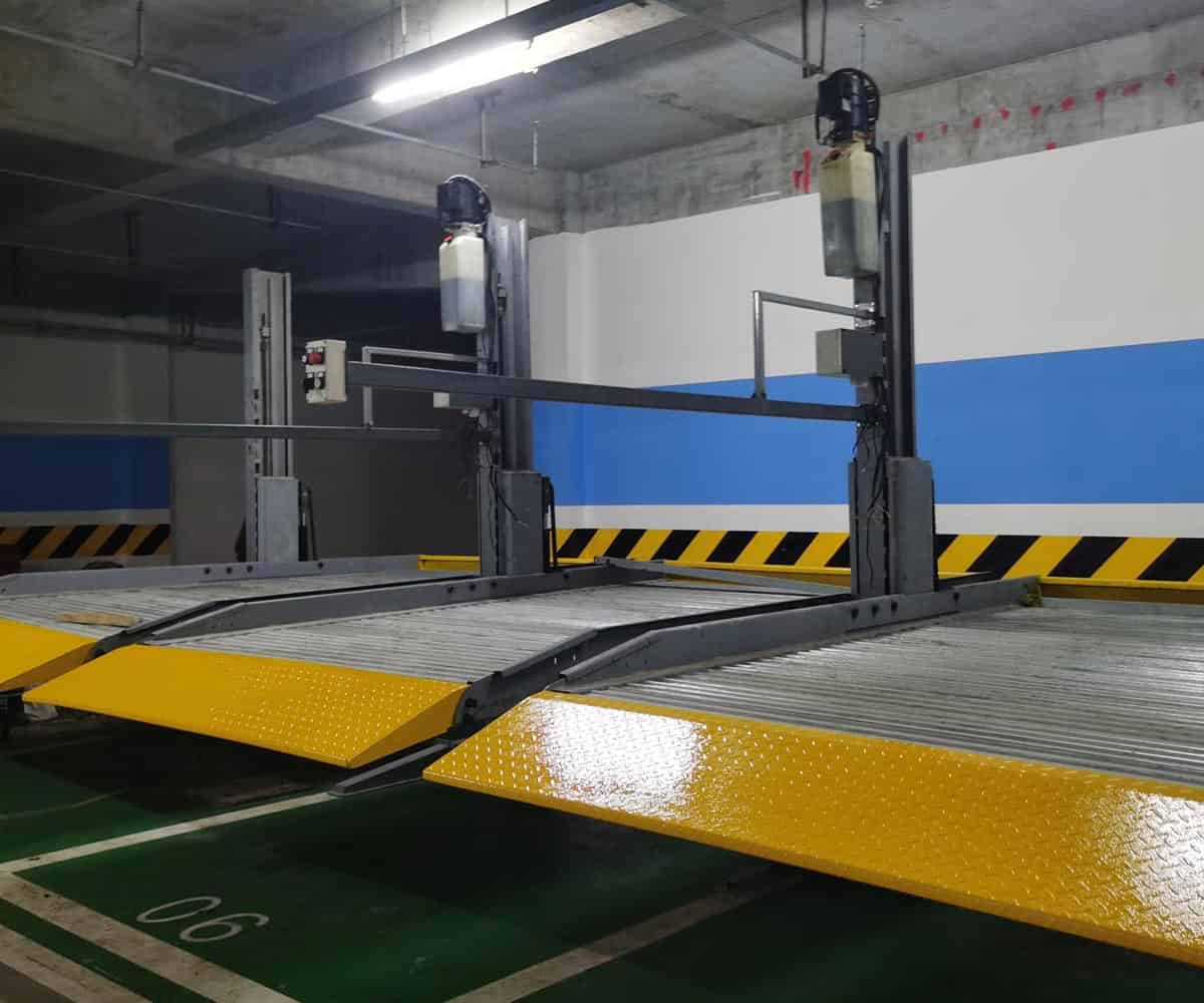 地下室簡易升降立體車庫停車設備收購