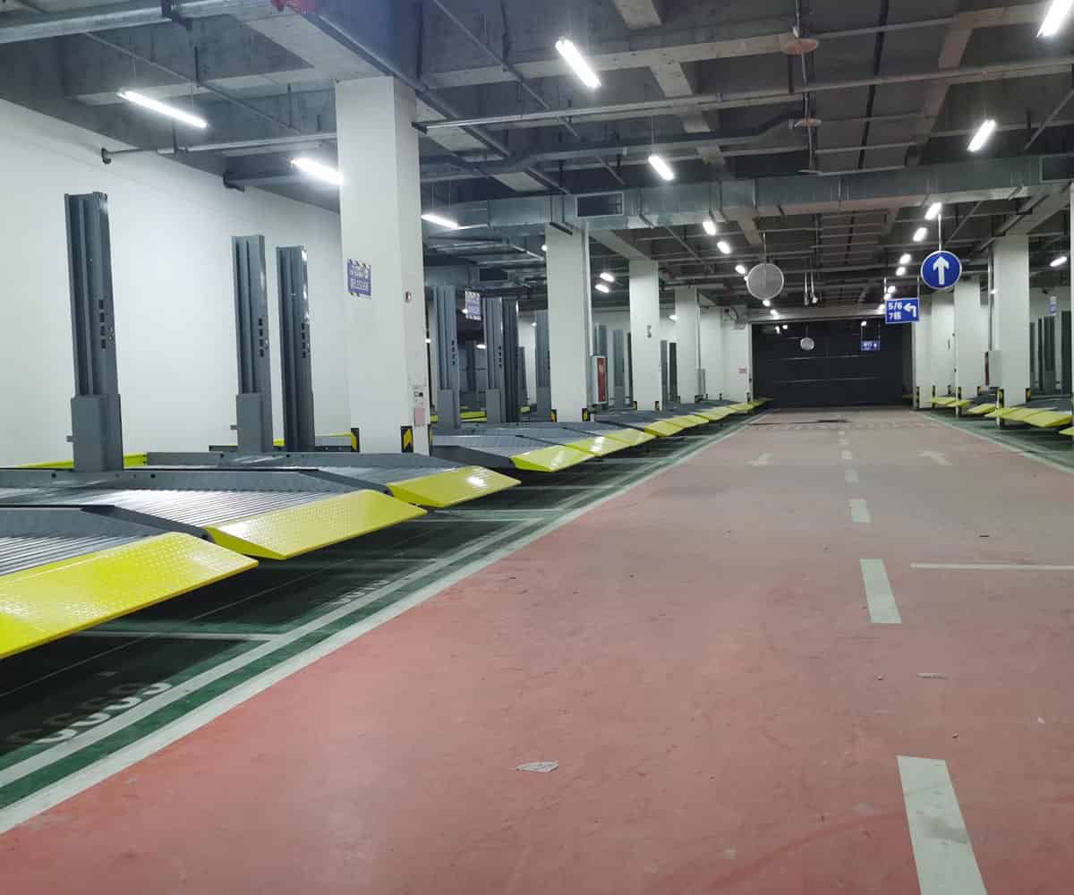 綏陽(yáng)縣PSH左右橫移機(jī)械式停車位改造