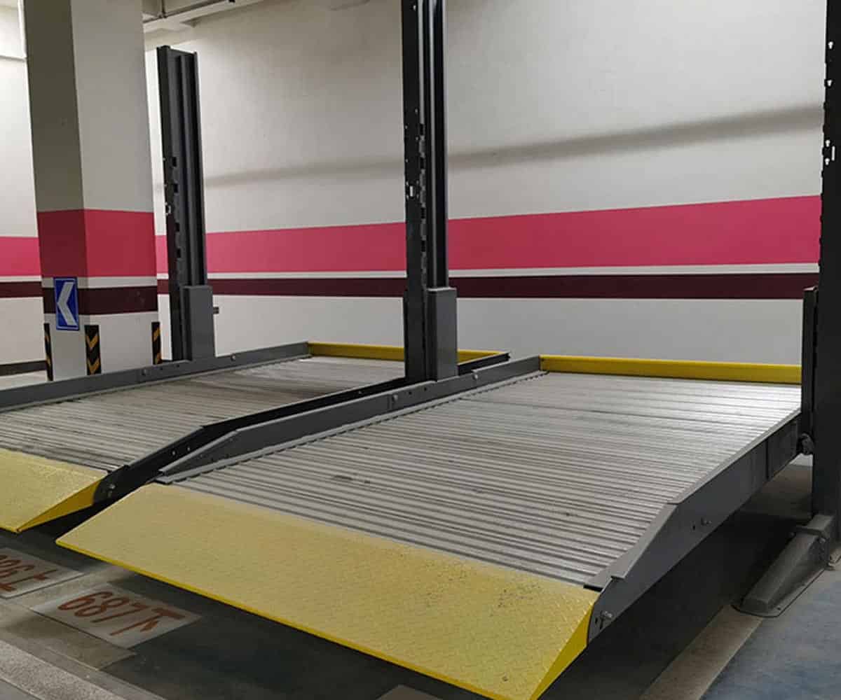 綏陽(yáng)縣上下立體車庫(kù)停車設(shè)備改造