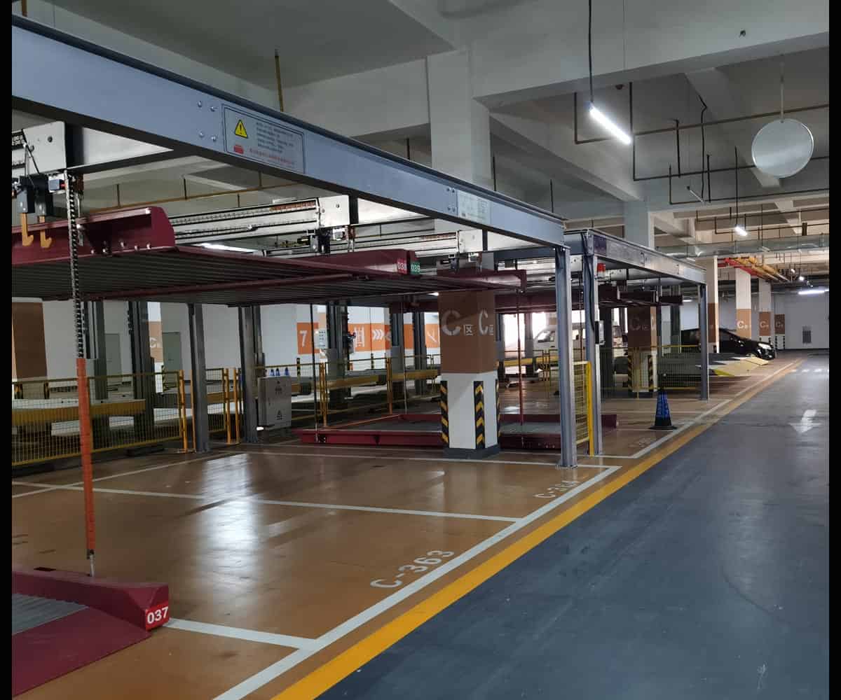 南明區(qū)地下室四柱升降式機(jī)械停車位
