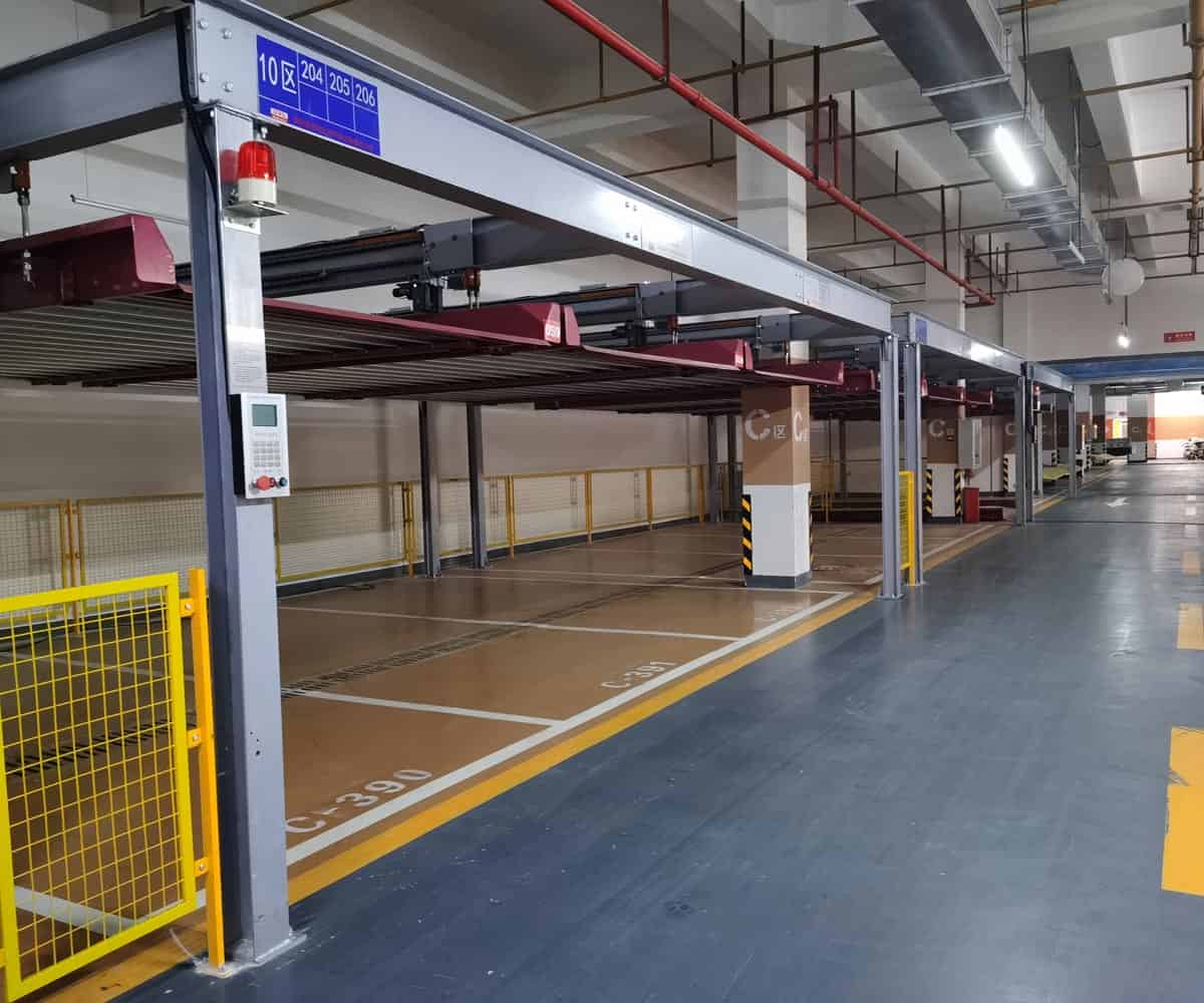 云南省地下室四柱機械式停車設備