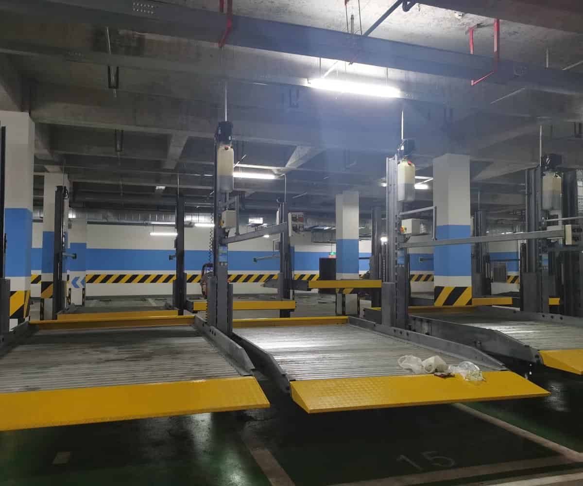 綏陽(yáng)縣地下室兩層簡(jiǎn)易升降立體車位