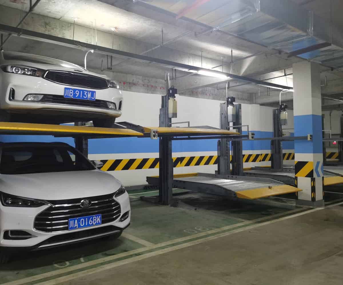 小區二層簡易類立體停車場設備